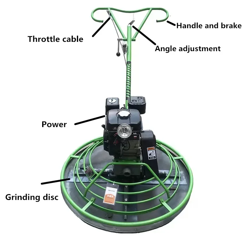 Road Building Construction Tools and Equipment Power Trowel Concrete Finishing Machine