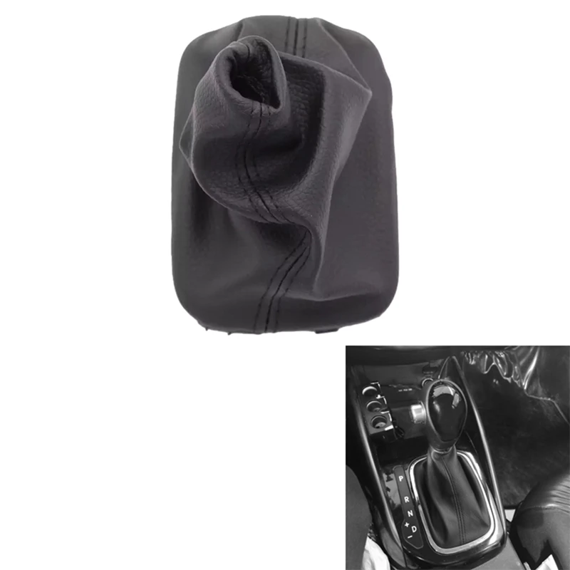 84640-1M500WK PU Leather Car Gear Shift Knob Gaiter Boot Cover For KIA Forte Koup 2009 2010 2011 2012 2013