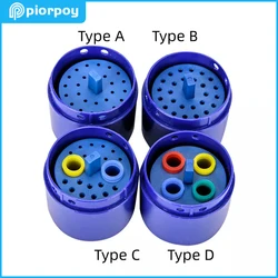 PIORPOYDental pojemnik do dezynfekcji 26 otworów szybkobieżny uchwyt Endo Files Stand stomatologia gutaperka punkty sterylizacji blok
