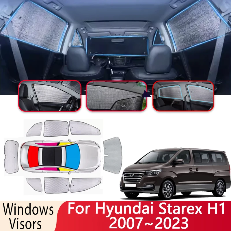 Sun Shade For Hyundai Starex H1 2007~2023 2008 2009 2010 Windshield Sunshade Heat Insulation Auto Parts Sun Visor Accessories