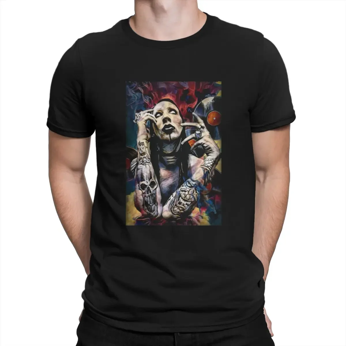 Abstract Marilyn Special TShirt Marilyn Manson Leisure T Shirt Hot Sale T-shirt For Men Women