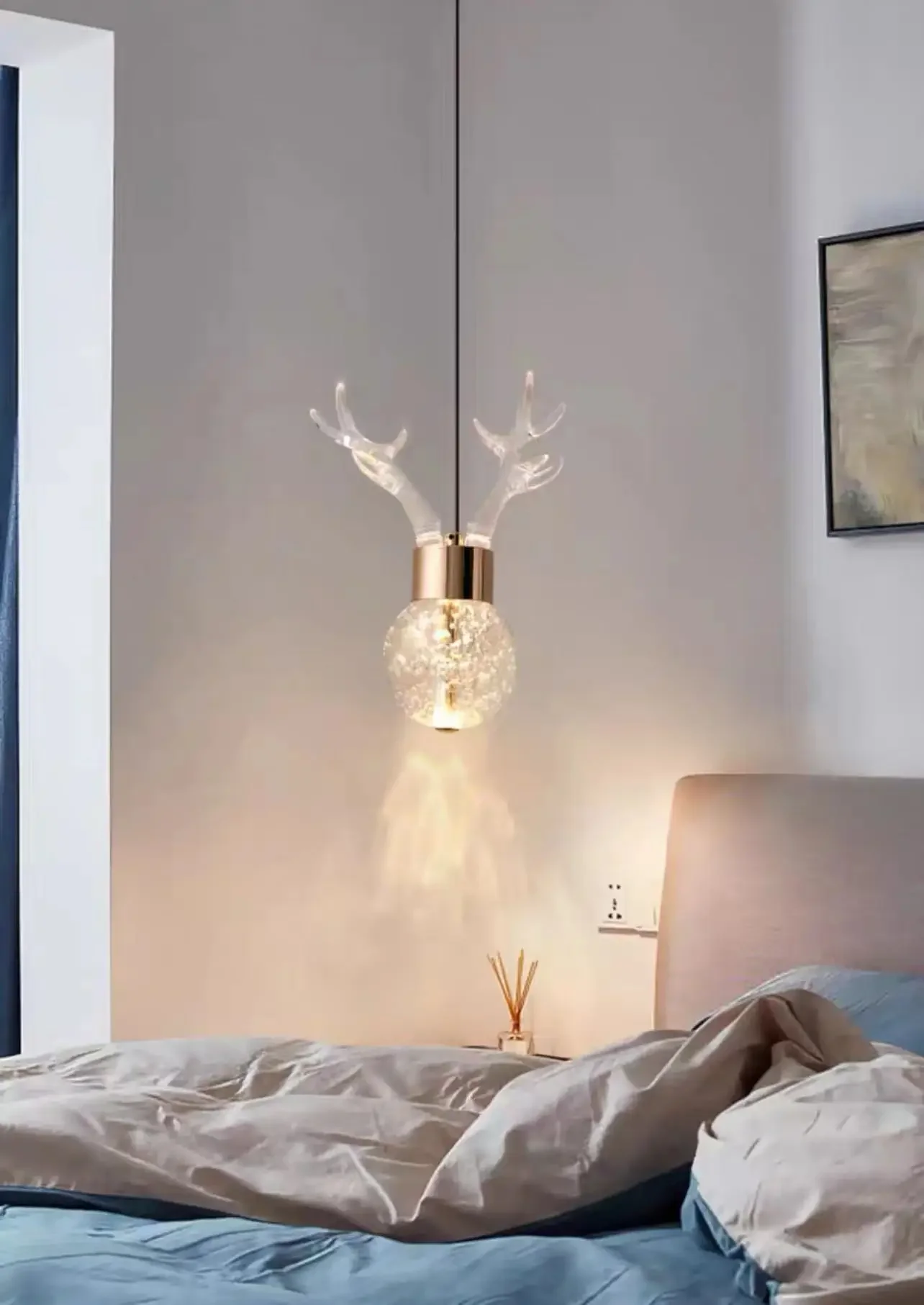 

LED Pendant Lamp Nordic Dining Room Bar Kitchen suspension Luminaire bedroom bedside Hanging lightslampara colgante