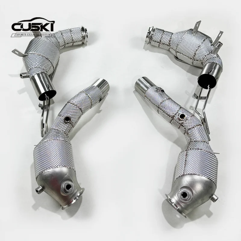 Customizable exhaust For 2019+ Mercedes Benz SL63 4.0T Downpipe Exhaust Pipe Modification Does Not Light up Engine OPF Version