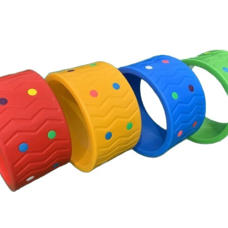 Kindergarten Outdoor Toys Large Roller Rotomolding Roller Color Bucket Drilling Drilling Ring Children's Sensory