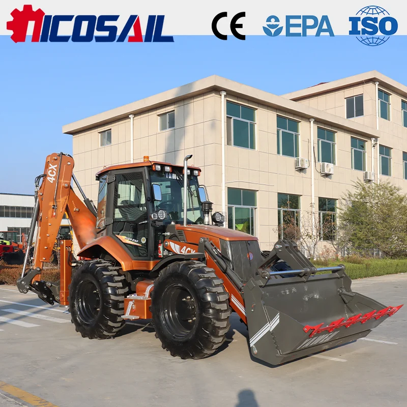

Backhoe Loader CE Approved Heavy Duty Digger for Municipal Engineering Agricultural Orchard and Farm Work