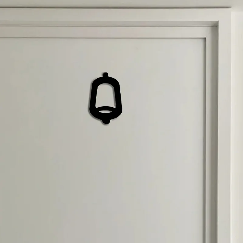 Acrylic Service Bell Sign Decorative Hotel Retail Store Elegant Transparent Acrylic