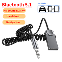 Wireless Bluetooth Adapter Aux Audio Cable For Cars USB Bluetooth 3.5mm Jacks Receiver Music Speakers Dongle Handfree