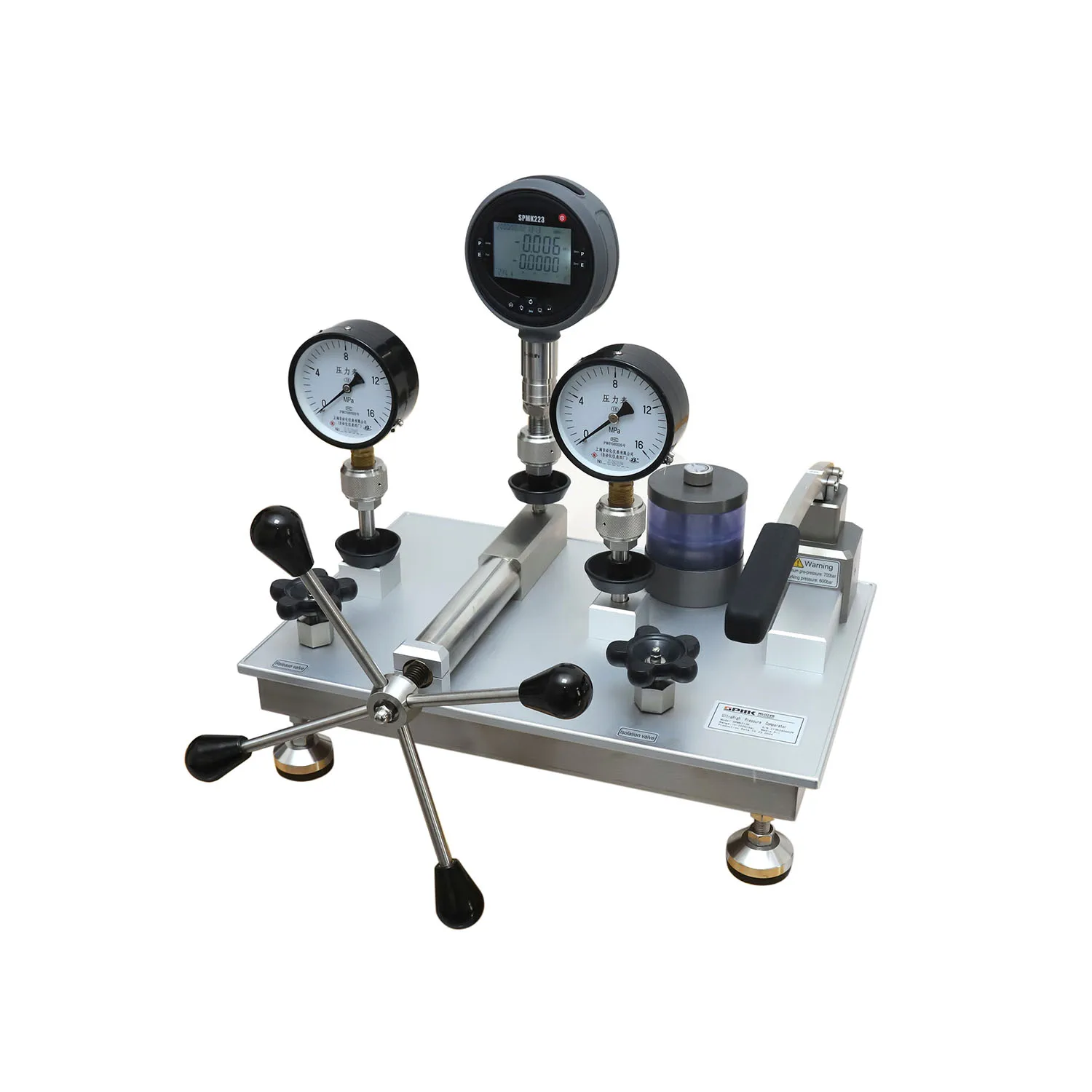 High-Accuracy Desktop Pressure Comparator for Industrial Calibration Measuring Instruments