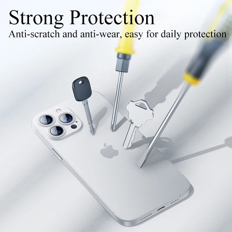 0.3mm Ultra Thin Back Cover Case For iPhone 13 12 Mini 11 Pro SE 2022 2020 Transparent Matte Hard Cover Soft Slim Shell Fundas