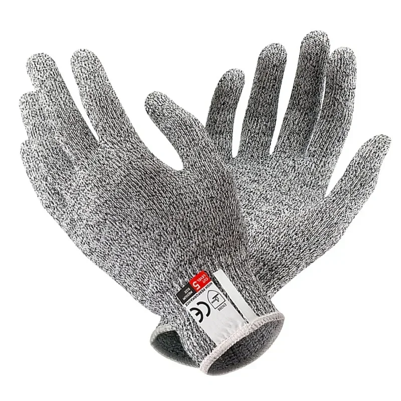 Grade 5 Cut Resistant Gloves Kitchen HPPE Scratch Resistant Glass Cutting Safety Protection for Gardeners - Image 6