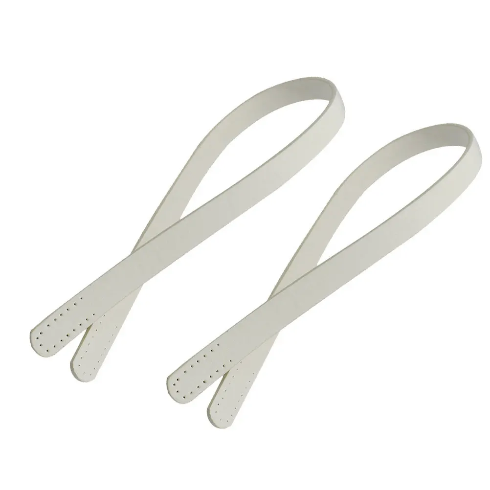 

2 pcs 60Cm Pu Tote Strap For Bag Replacement Thickened Bright Color Handbag Belt Durable Porous Ends Diy Sewing