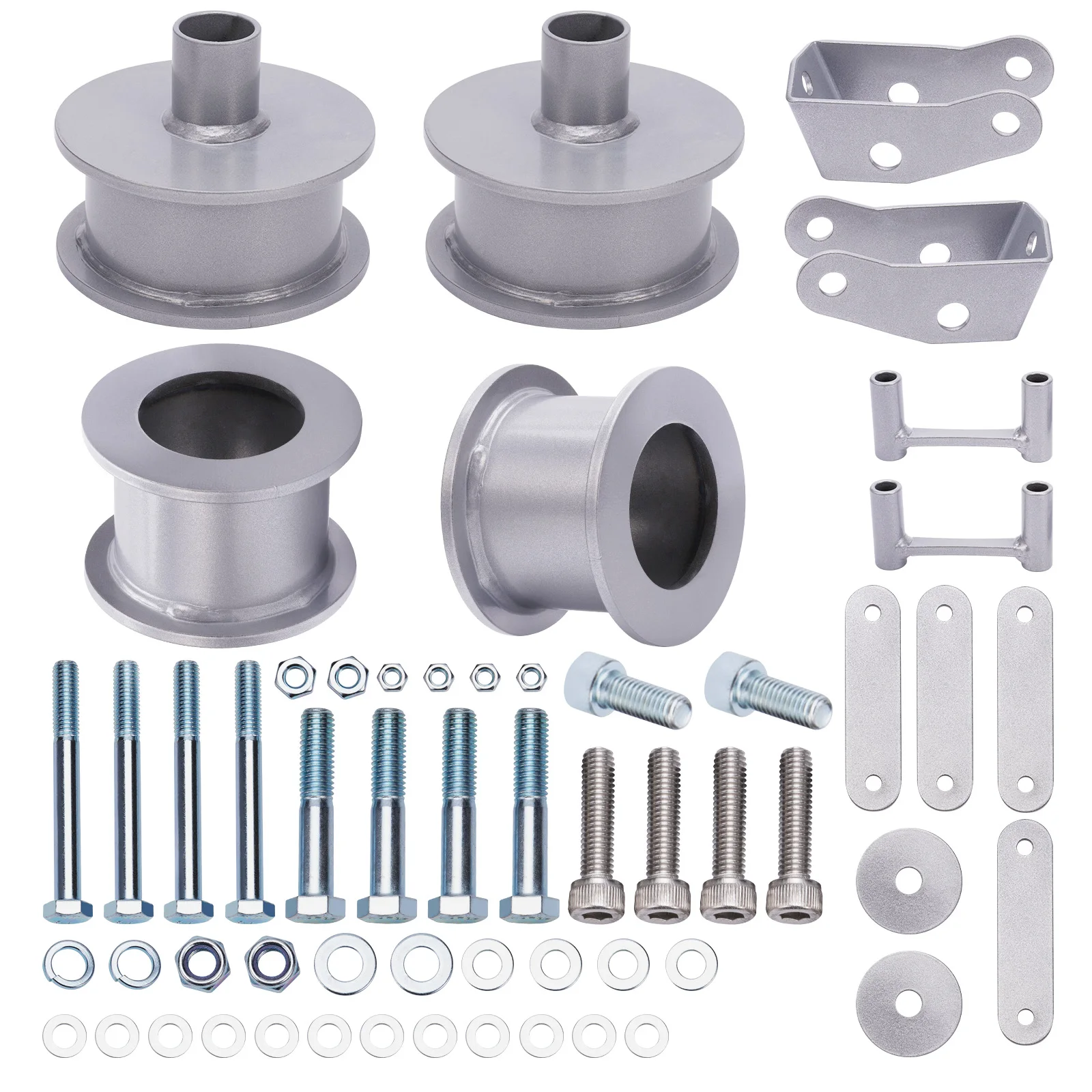 

Front 3'' Rear 3'' Lift Leveling Kit For Jeep Wrangler JK 2007-2018 Carbon Steel