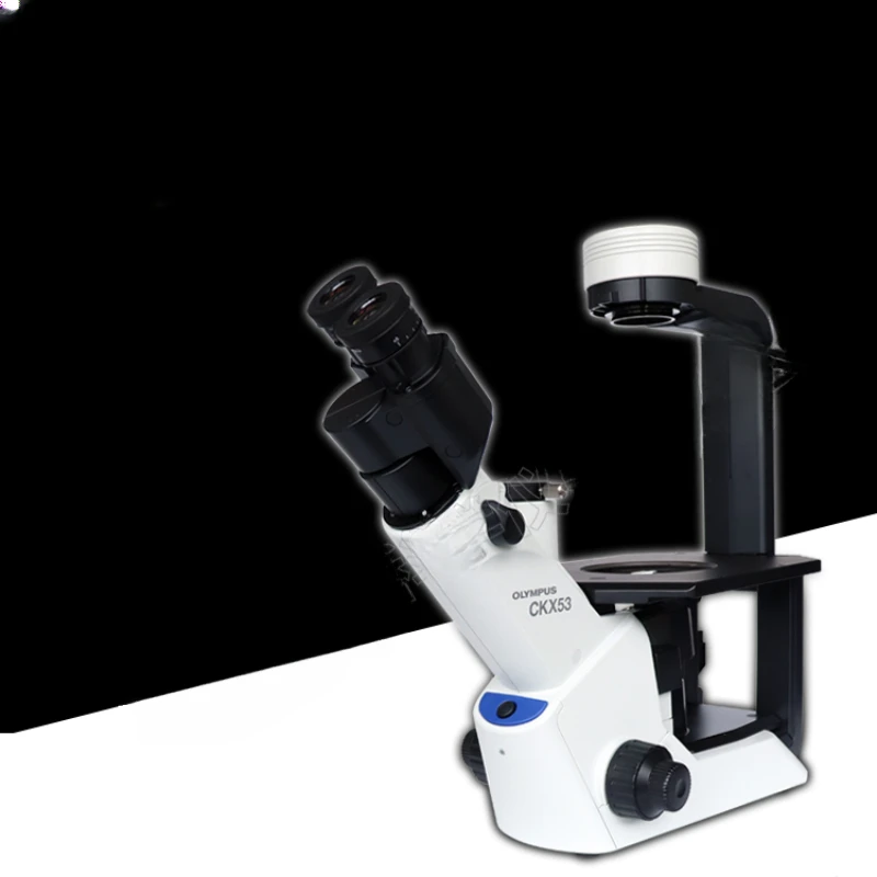 CKX53 biomicroscope inverted three-eye bright-field phase contrast fluorescence microscope