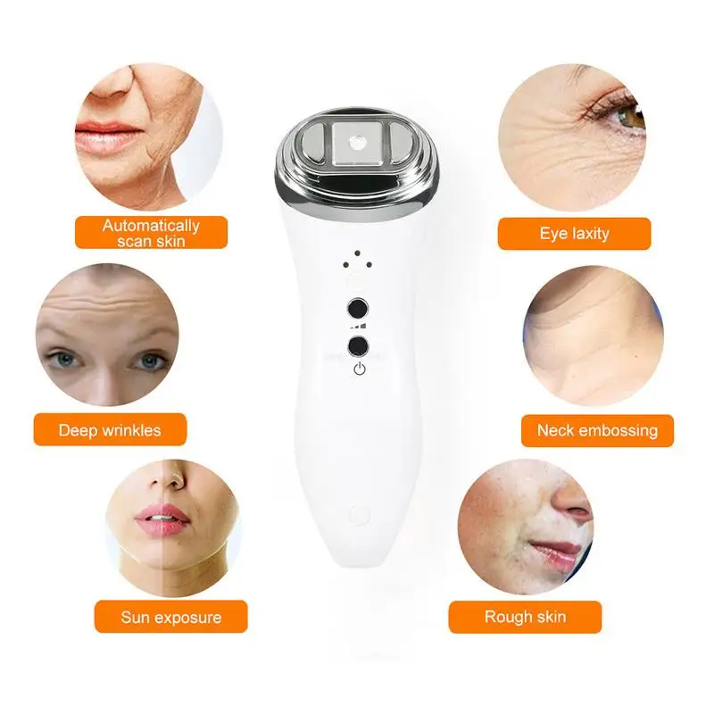 220V Frequenza RF Cura della pelle del viso Ringiovanimento Rimozione delle rughe Lifting Rafforzamento Macchina di bellezza per massaggio fisico del corpo facciale