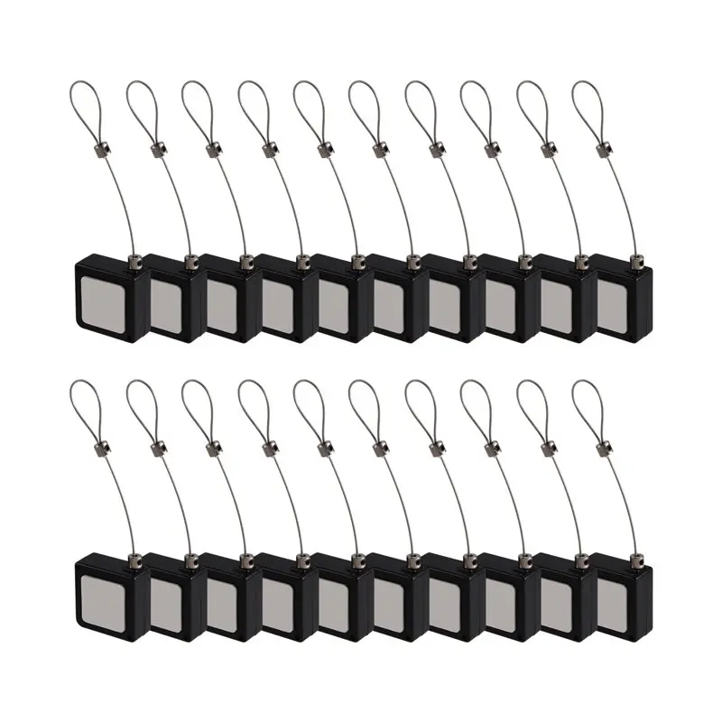 B23B Automatic Telescopic Winding Box 20Pcs Steel Wire Lock Positioning Pause Pull Box Rope Display Anti-Loss