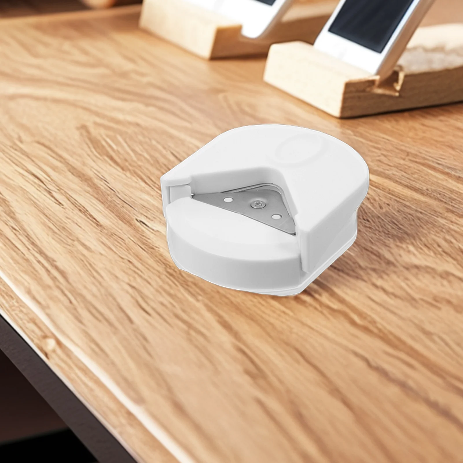 

Sturdy ABS Plastic Photo Corner Rounder Compact Paper Edge Trimmer for Cardstock Scrapbook Kraft Business Photo Easy