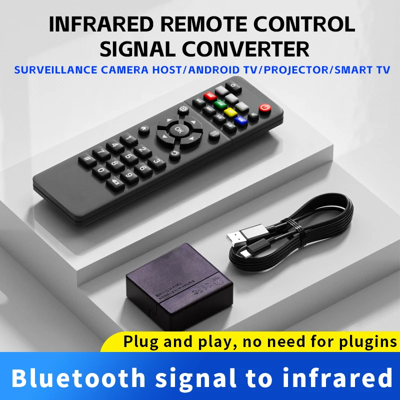 

Bluetooth Device to Infrared Remote Control Function TV External USB Port Infrared Receiver USB IR