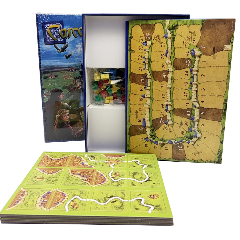 Castles Classic  Board Game Family Party Tile Placement Strategy Game for 2 5 Players Best Gift for Kids Adults