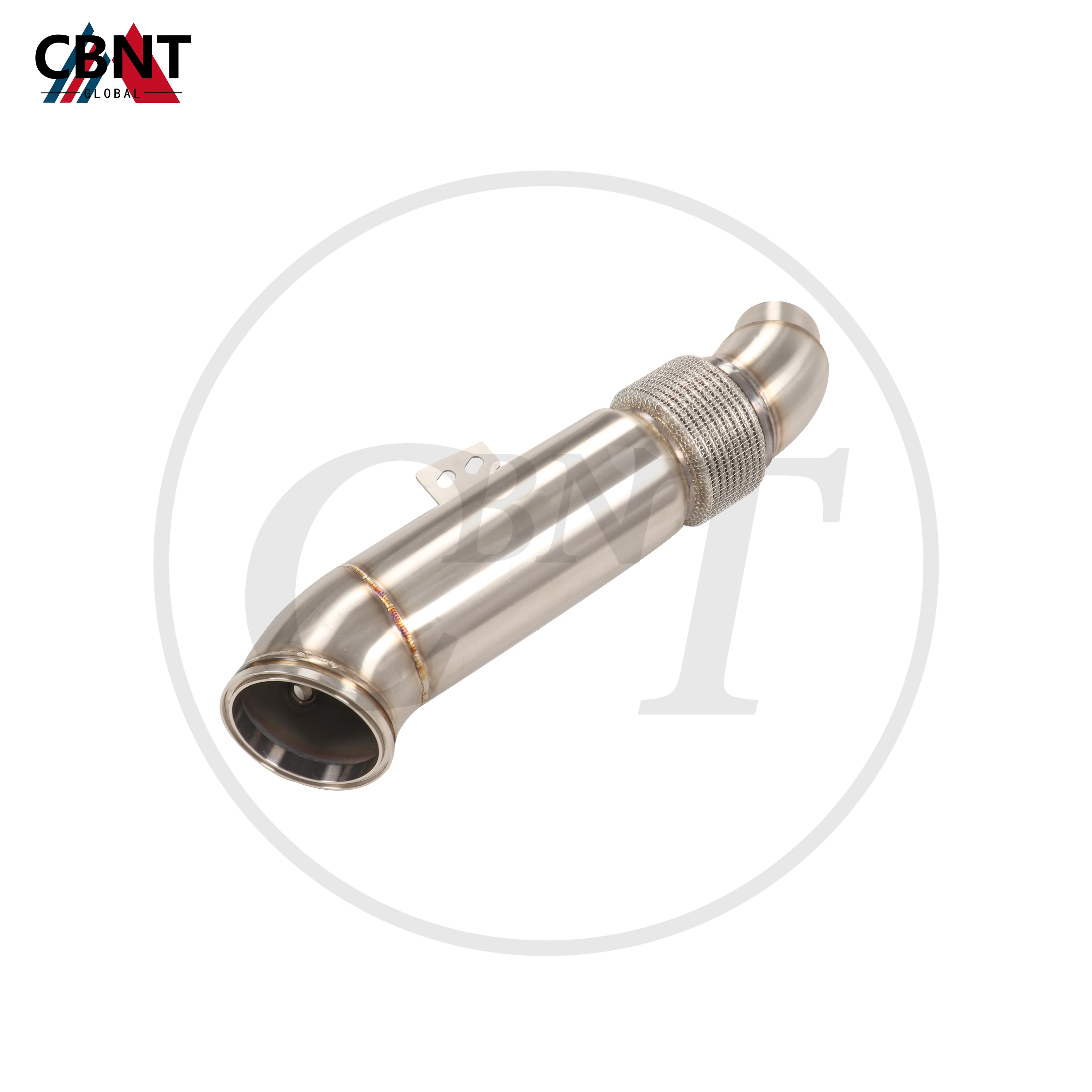 CBNT Exhaust-pipe for BMW M240 M340 M440 X3 X4 B58 Downpipe with Catalytic Converter SS304 Stainless Steel Exhaust Header