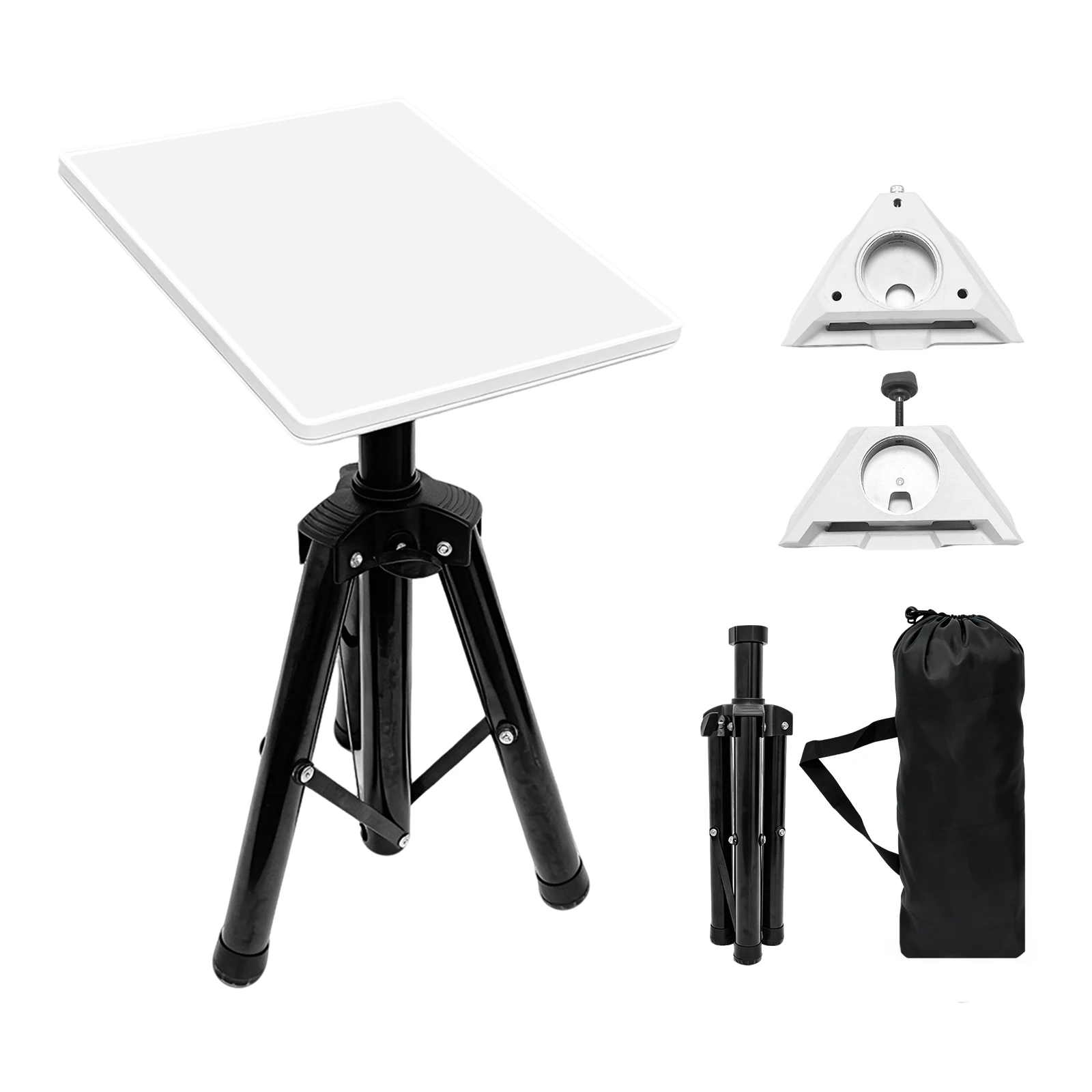 For Starlink Mini x Tripod Mount Adjustable Height Tilt Ethernet Satellite Tripod Bracket Stand Mount for Starlink Mini Kit