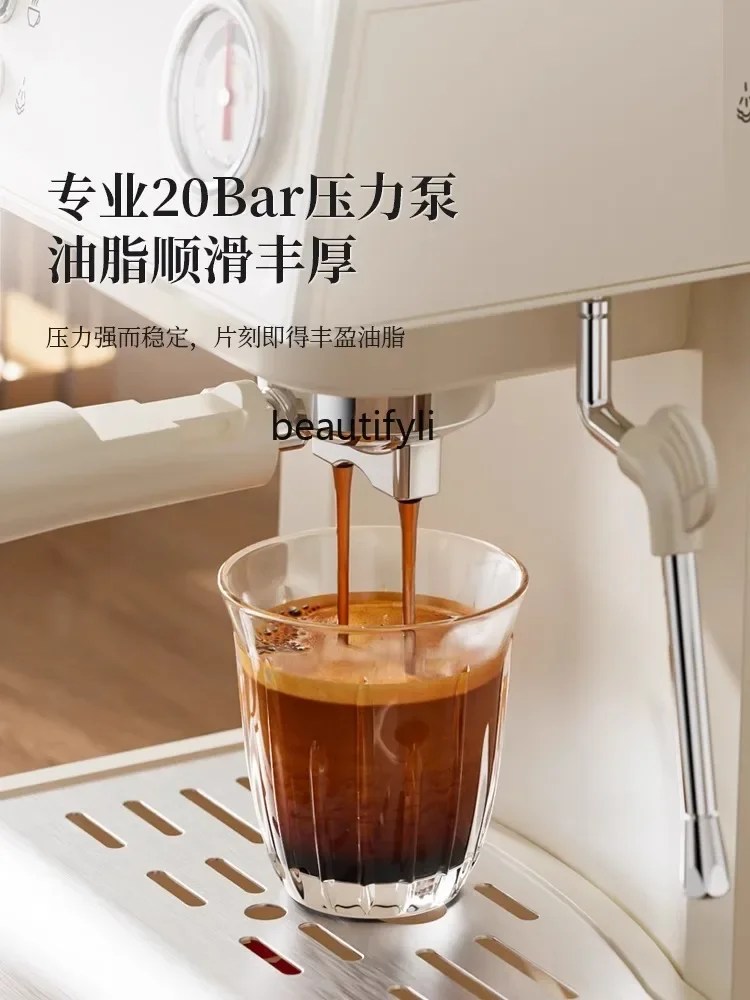 A61 Ec35 Semi-automatic Italian Household Small Steam Frothed Milk Integrated Espresso Machine