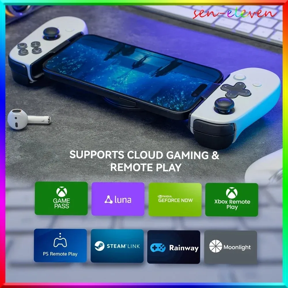 Leadjoy M1 M1C+ Gamepad Gaming Controllers For Mobile 3ds Simulator Cloud Game Hall Effect Joystick No Delay Customized Gift