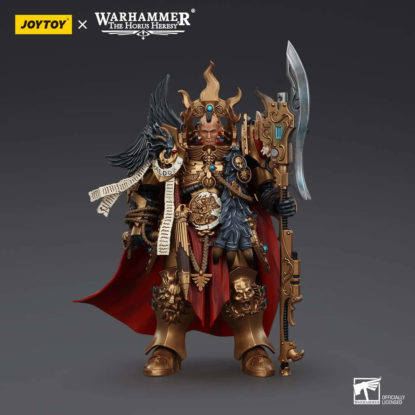 JOYTOY Dark Source Warhammer Horus Rebellion Forbidden Legion JT00942 مارشال قسطنطين والدو موبايل 1:18 نموذج لعبة محمولة