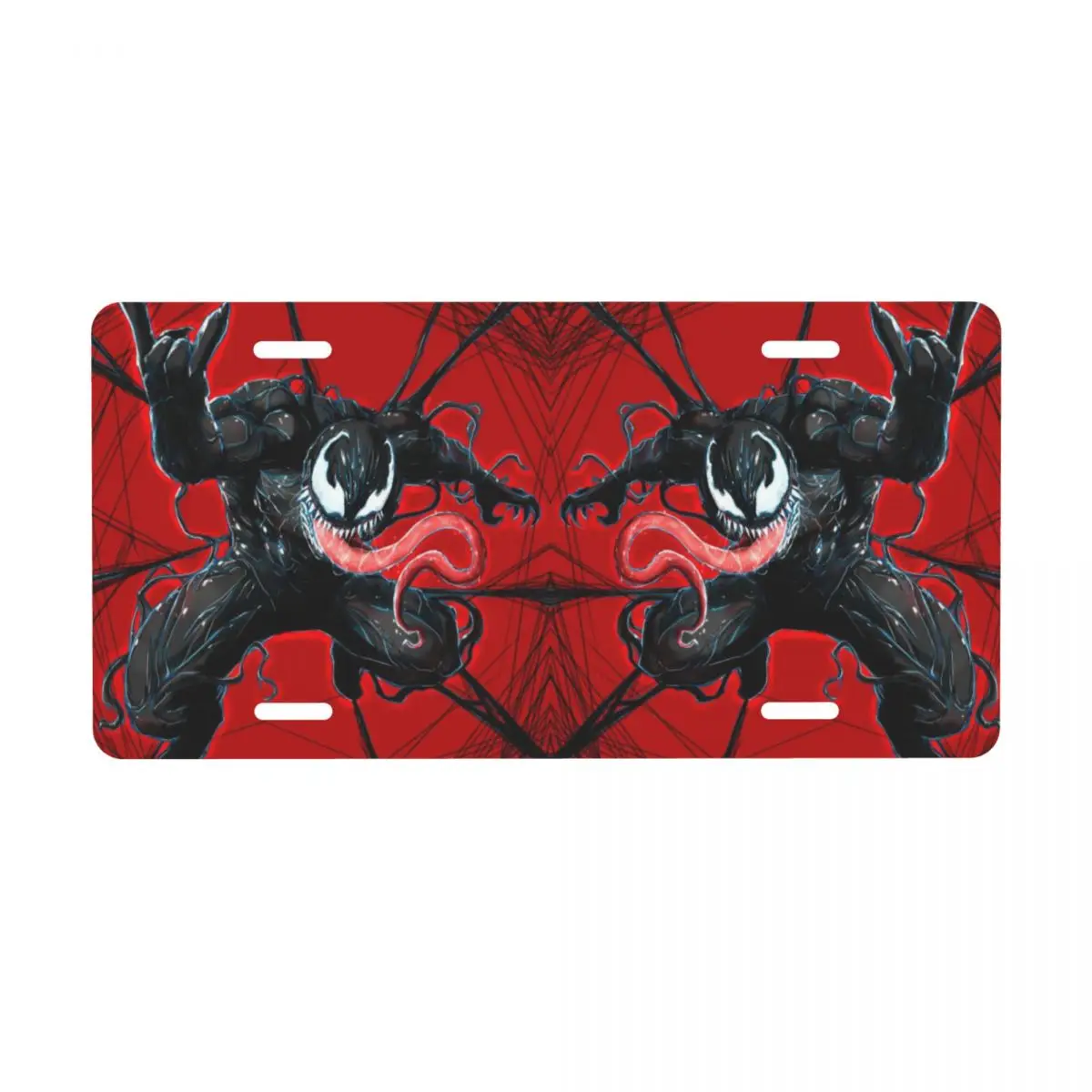 

Обои с комиксами, номерной знак Venom, косметическая бирка, декоративный передний номерной знак автомобиля, 12x6 дюймов