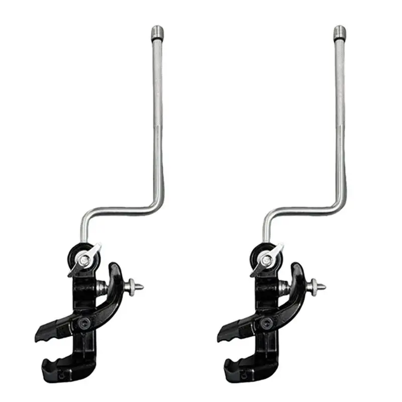 

ABLB-2X Зажим для барабанного колокольчика Барабанная застежка с держателем основания колокольчика из кожи аллигатора Боковой зажим для барабана Аксессуары для ударных инструментов