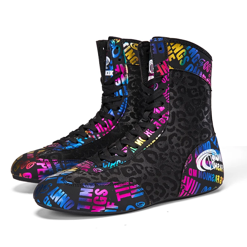 

Новое поступление: Мужские боксерские кроссовки с высоким верхом для тренировок в зале, профессиональные спортивные ботинки для бокса