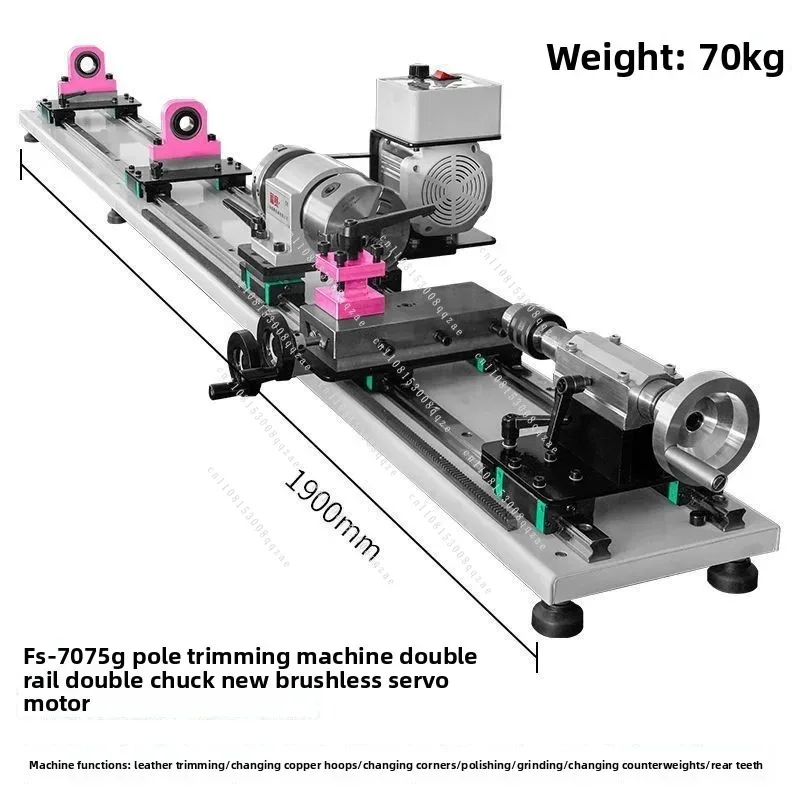 FS-7075D Variable Speed Billiard Cue Snooker Pool Repairing Lathe