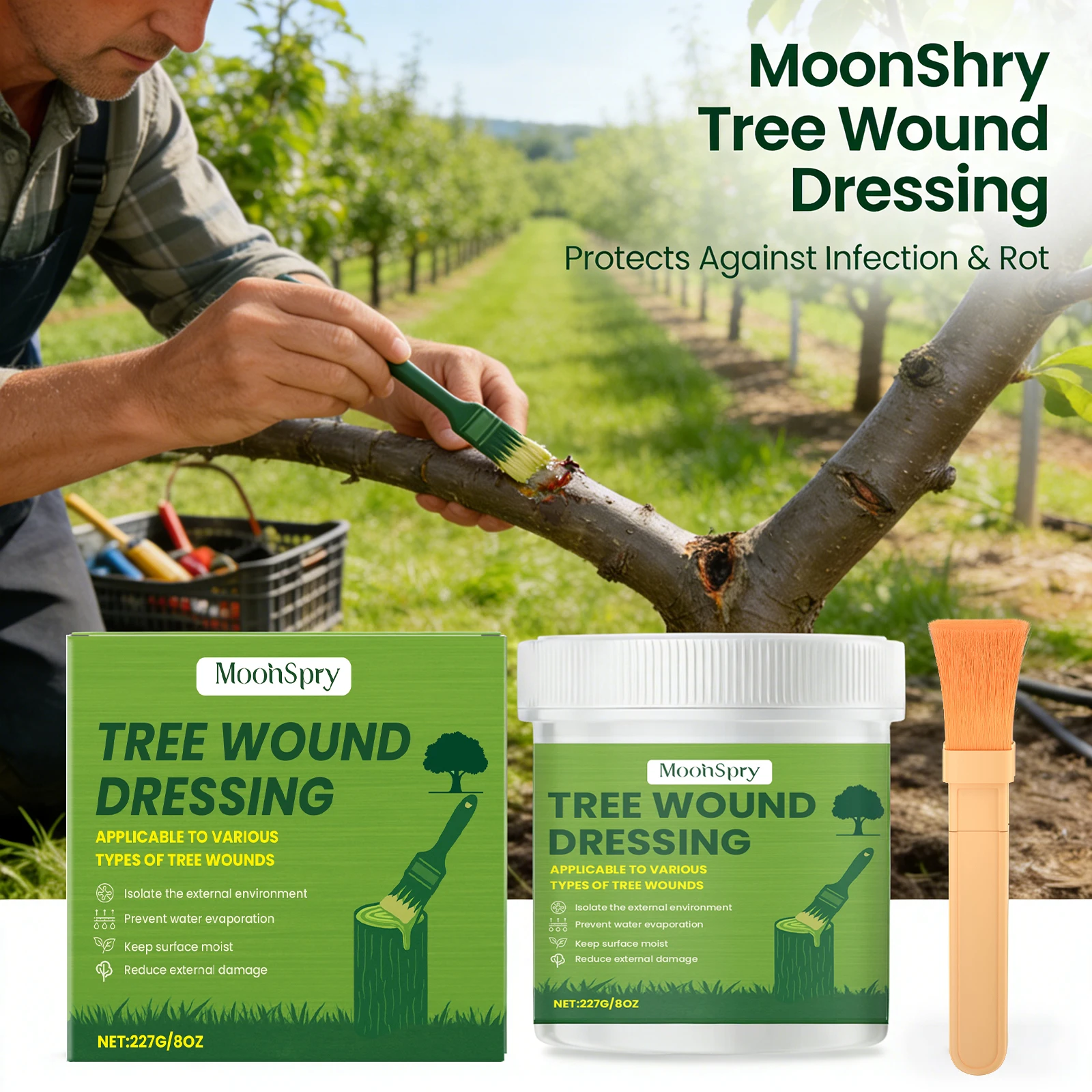 

Tree Wound Dressing Quickly Form a Protective Layer Around Tree Wounds Reduce Water Loss Prevent Damage Tree Wound Healing Agent