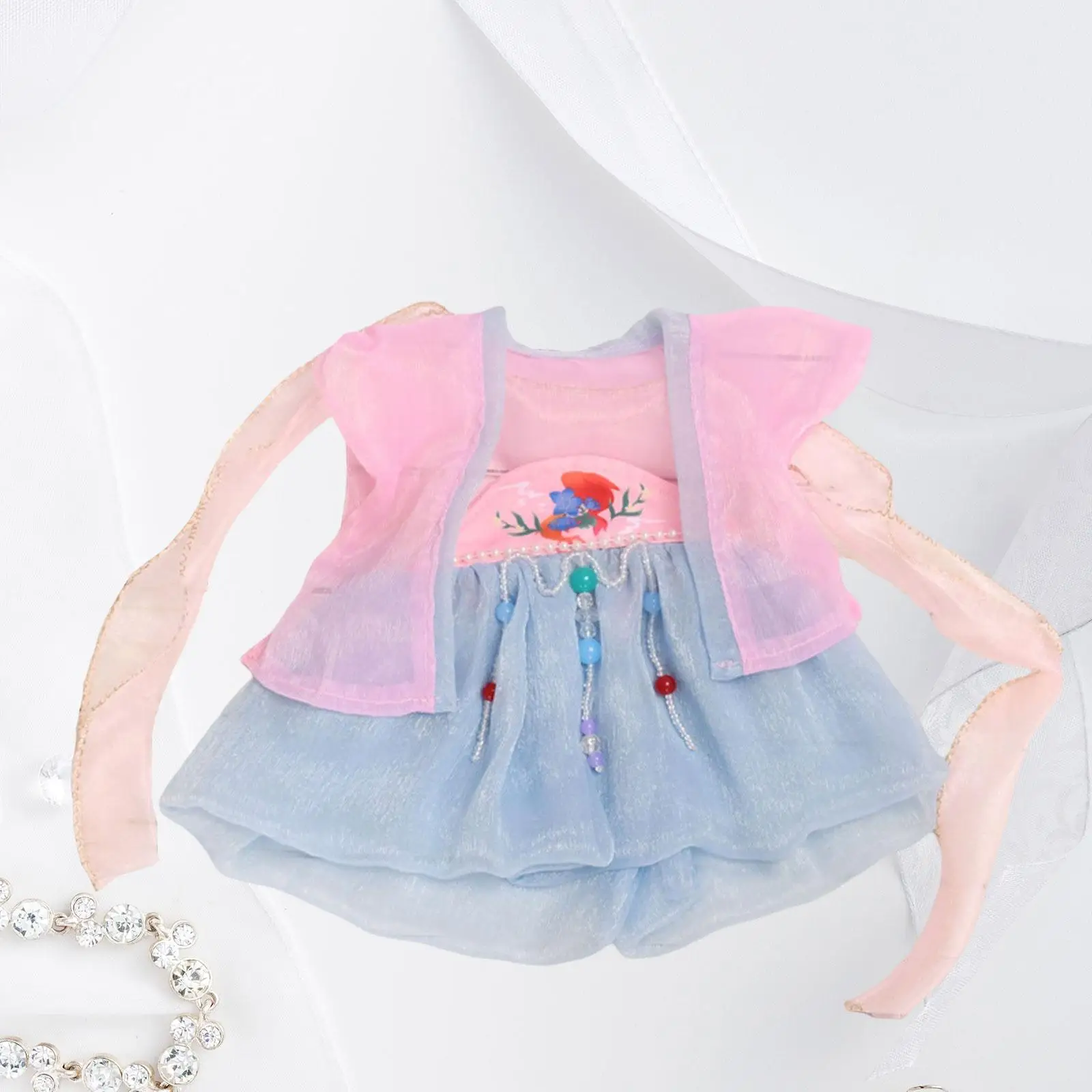 

38 cm Plush Doll Clothes Traditional Cosplay Doll Dress for Girl Dolls