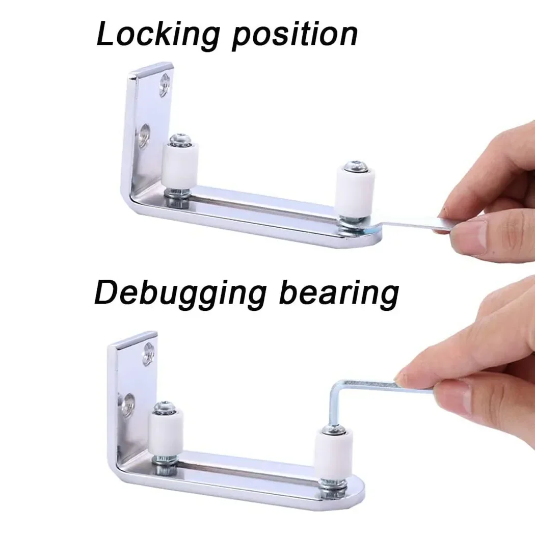 

Roller Floor guide Tool Useful Accessories Adjustable Bottom Hardware Parts Sliding Stainless Steel High Quality