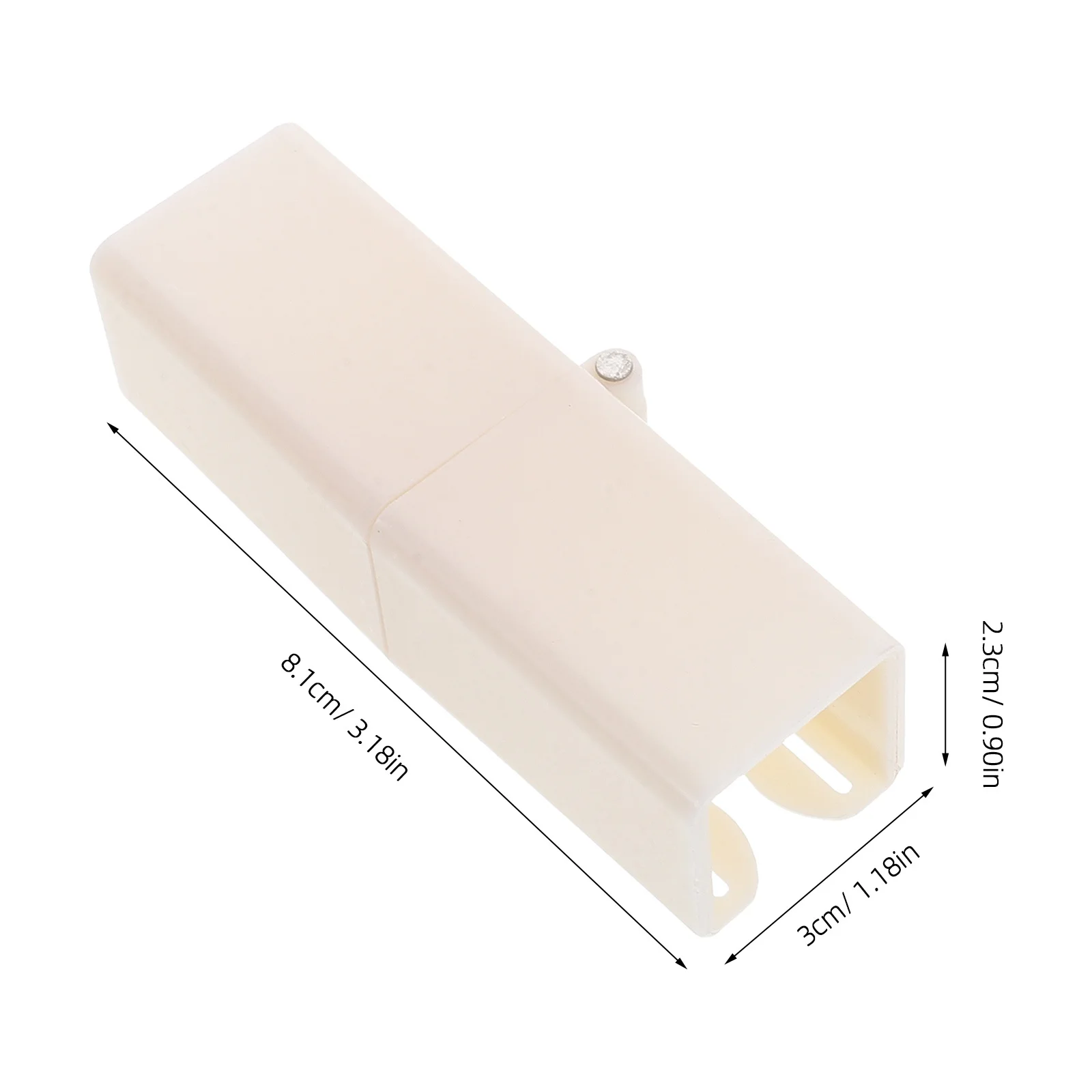 10 قطعة موصلات مسار الستار قابلة للطي موفرة للمساحة سهلة التركيب موصل السكك الحديدية البلاستيكية لأنظمة نافذة السقف المنزلية