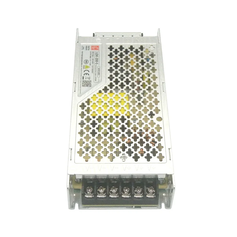 Switching Power Supply 5V 40A 200W Ultra Thin 3cm Thick Ultrathin Led Driver AC 220V Input to DC 5V For LED Display Strip Light