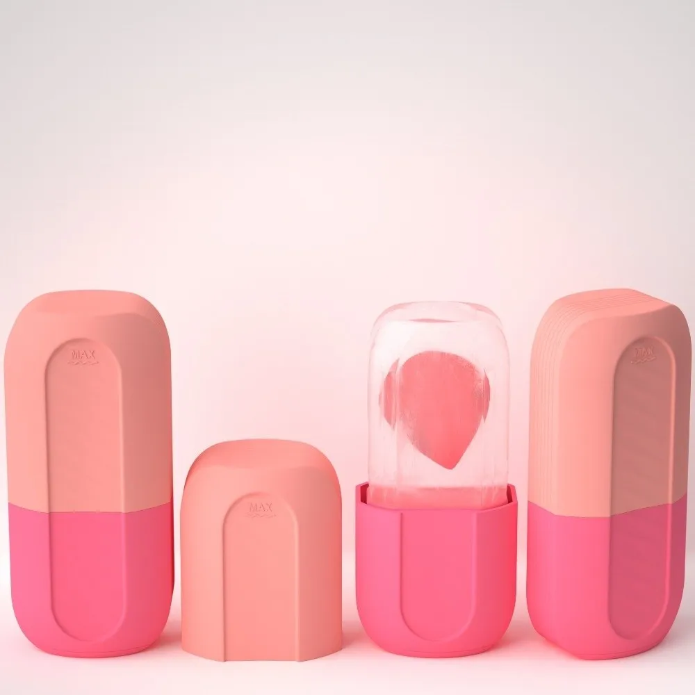 

Многоразовая силиконовая форма, ролик для лица с льдом, лифтинг лица, охлаждающий и укрепляющий массажный ролик для лица, утро, облегчение отечности