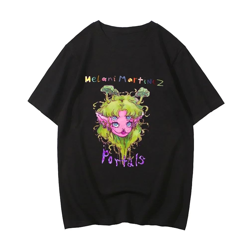 Melanie Martinez Portals Tour Funny Cartoon Men's T-shirt Cute Harajuku Summer Tops Harajuku Short Sleeve Print Casual Clothes