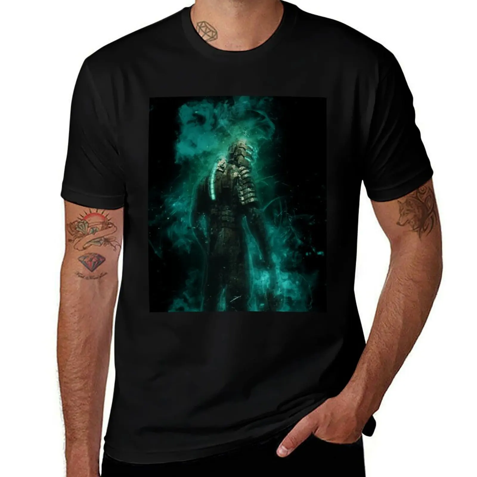 

Футболка Isaac Clarke- Survivor, мужская футболка с рисунком, мужская роскошная футболка, мужская простая футболка