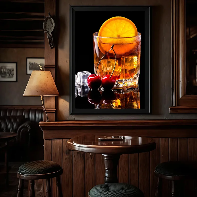Alcohol Poster Retro Beer Decorative Scenery Bar And Winery Canvas Painting And Print Wall Pictures For Living Room Home Decor