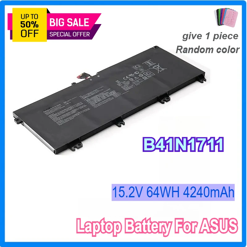 

B41N1711 Аккумулятор для ноутбука ASUS Strix GL703VD GL703VM GL503VD GL503VM FX503V FX705DT FX705DD FX705DU FX705DY