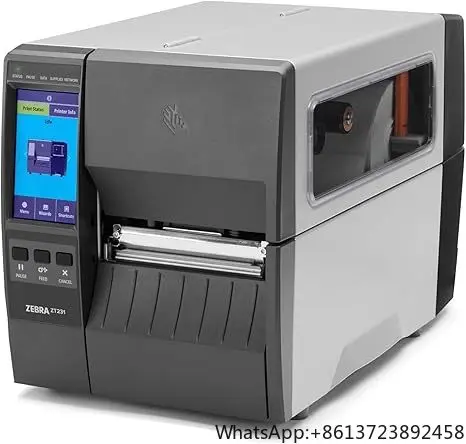 

Zebra ZT231 203 DPI Industrial Thermal Transfer and Direct Thermal Printer Barcode Label Printer, NEW