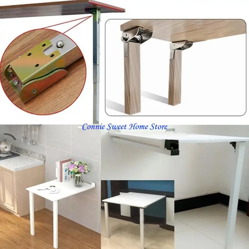 LXAF Folding Leg Support-Bracket 90° Locking Extended self-Locking Hinge for Folding