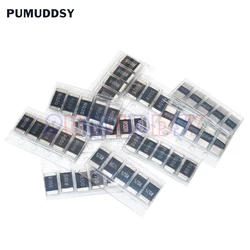50PCS Alloy Resistance 2512 SMD Resistor Samples Kit 10 Kinds*5PCS=50PCS R001 R002 R005 R008 R010 R015 R020 R025 R050 R100