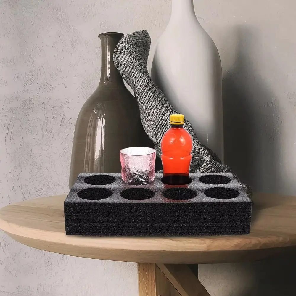 Disposable Cup Carrier Holder Large Capacity Porous Drink Tray Shock-absorbing Thickness 7cm Takeout Coffee Trays