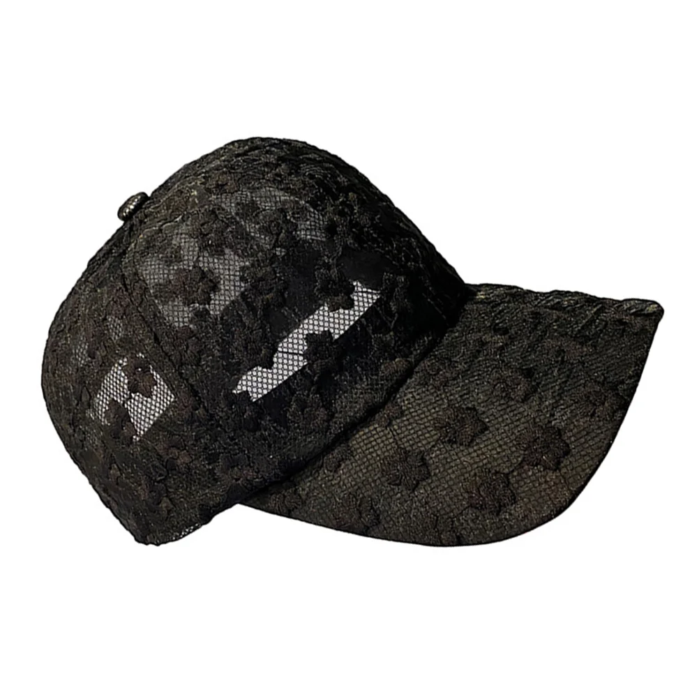 

Visor Cap Stylish Peaked Summer Baseball Sun Hat Sunshade Lace Fashion Breathable