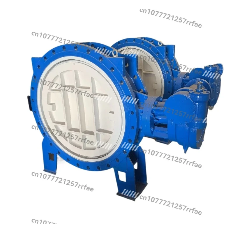 PN10 PN16 Soft Seal Double Eccentric Flange Butterfly Valve