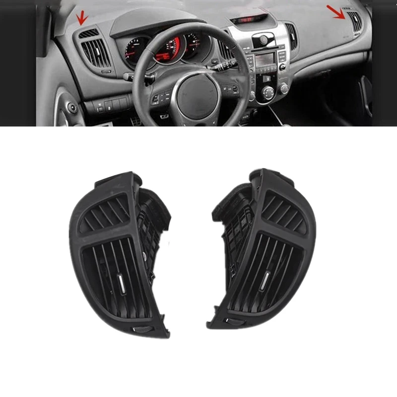 

1 Pair Air Nozzle Outlet Grill Front Dashboard A/C Air Vent For Kia Forte Cerato Koup 2008-2013 974801M100WK