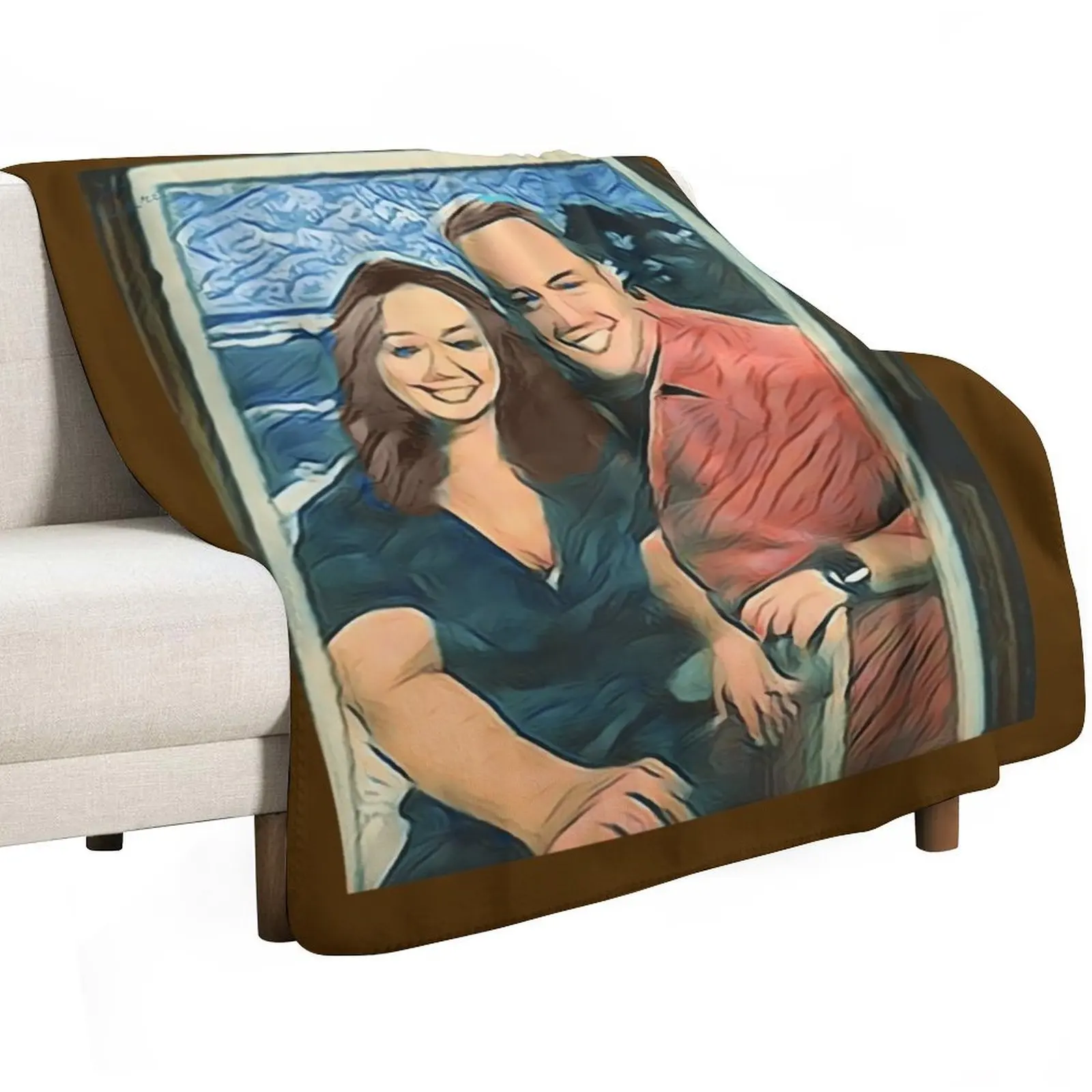 The Painting \t Throw Blanket Elegant Warm Throw Blanket for Hotel Home