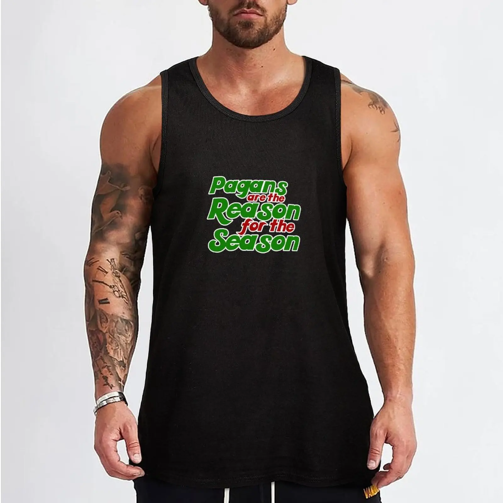 Pagans are the reason for the season Tank Top men clothes Men's gym Men's summer clothes T-shirts men